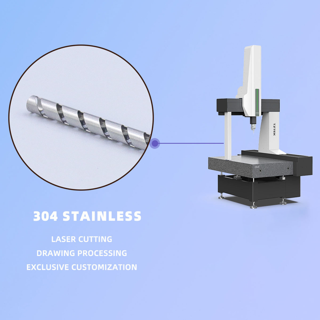 再生私人Inox 304不锈钢管，用于专业实验室